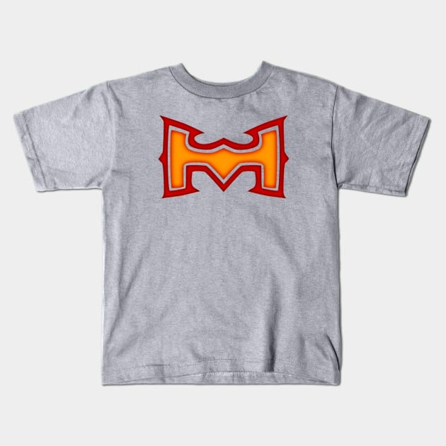 Armoured Man-Man Kids T-Shirt by DavidWhaleDesigns